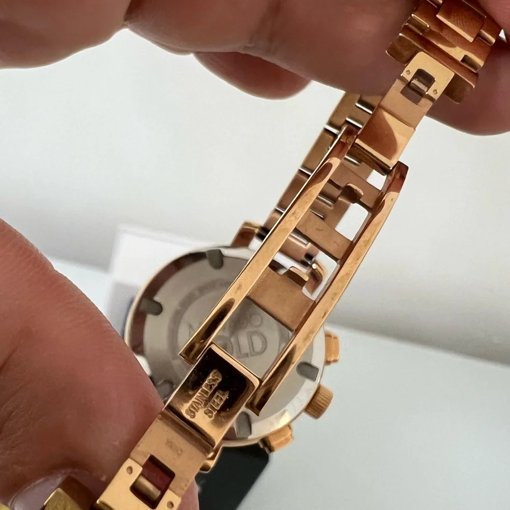 Movado Bold Rose Gold Chronograph Women Watch